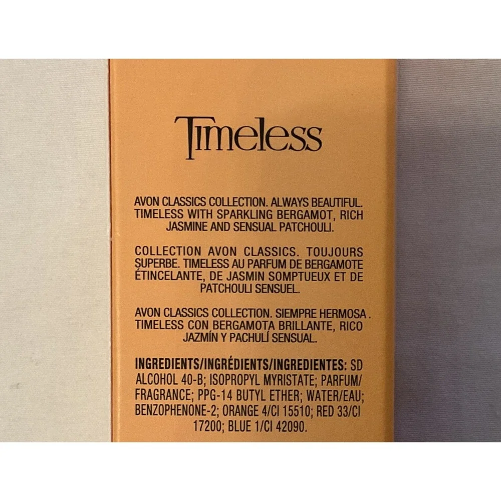 NIB Avon Classics Collection Timeless Cologne Spray 1.7 oz - Picture 2 of 2